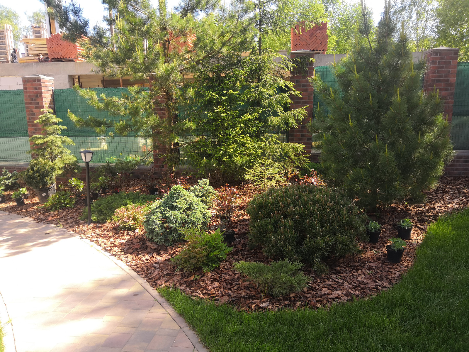 Landscape design of the territory (Moscow region, Sareevo village)