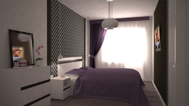 Квартира для молодой девушки 44 м2