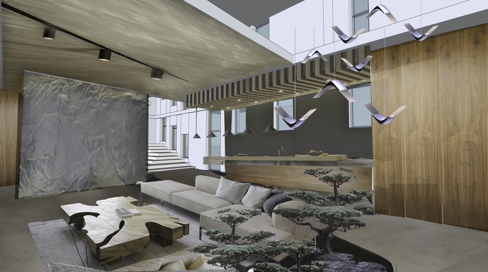 Обложка проекта: Концепция интерьера загородного дома на берегу Финского залива