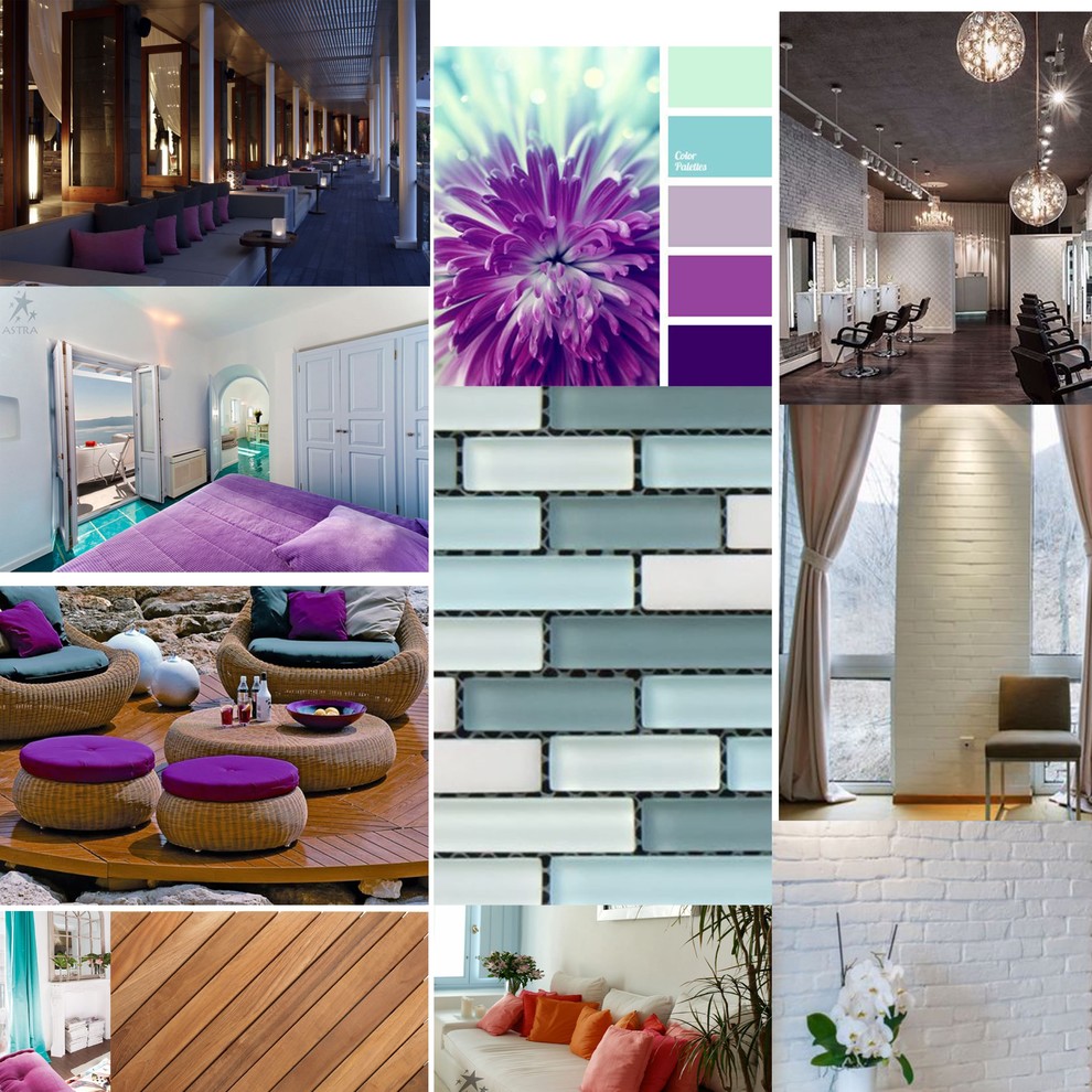 Салон красоты FRESIA  Цветоподборка и стилевое решение к проекту