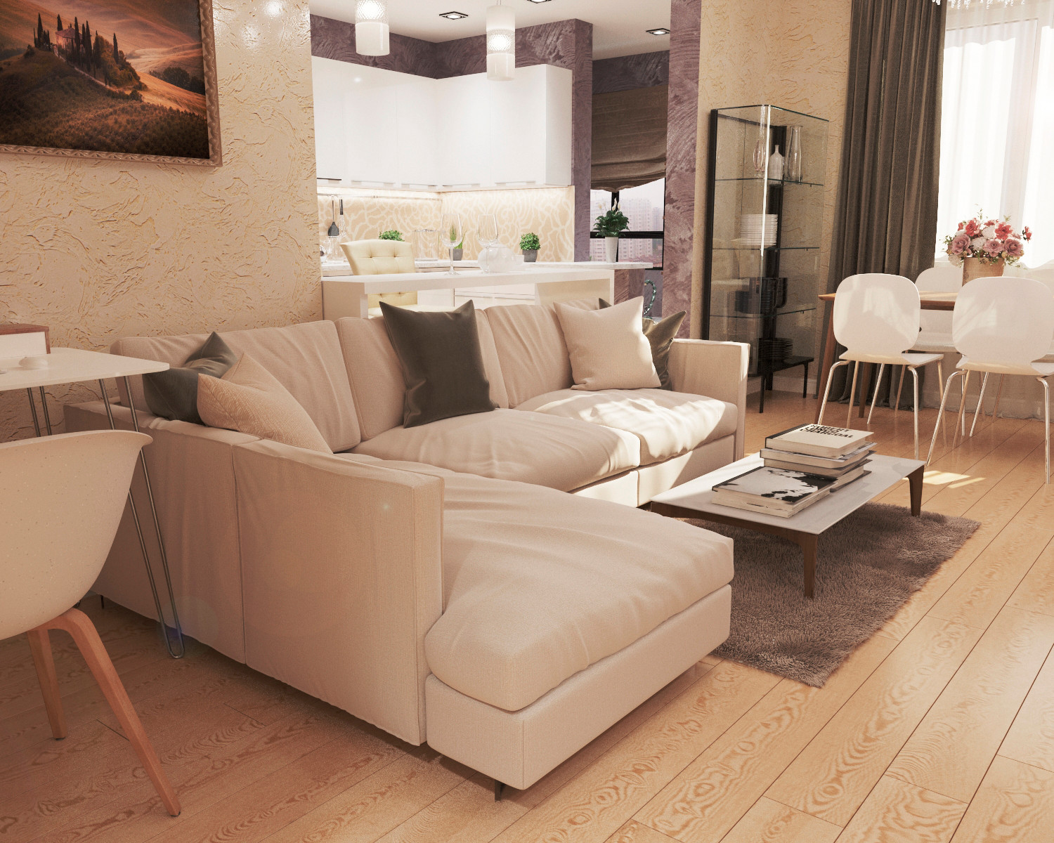 Обложка проекта: Дизайн квартиры 86 кв м