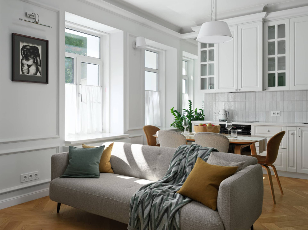 Дизайн и ремонт квартиры в Пречистенском переулке — Зелёный лейтмотив