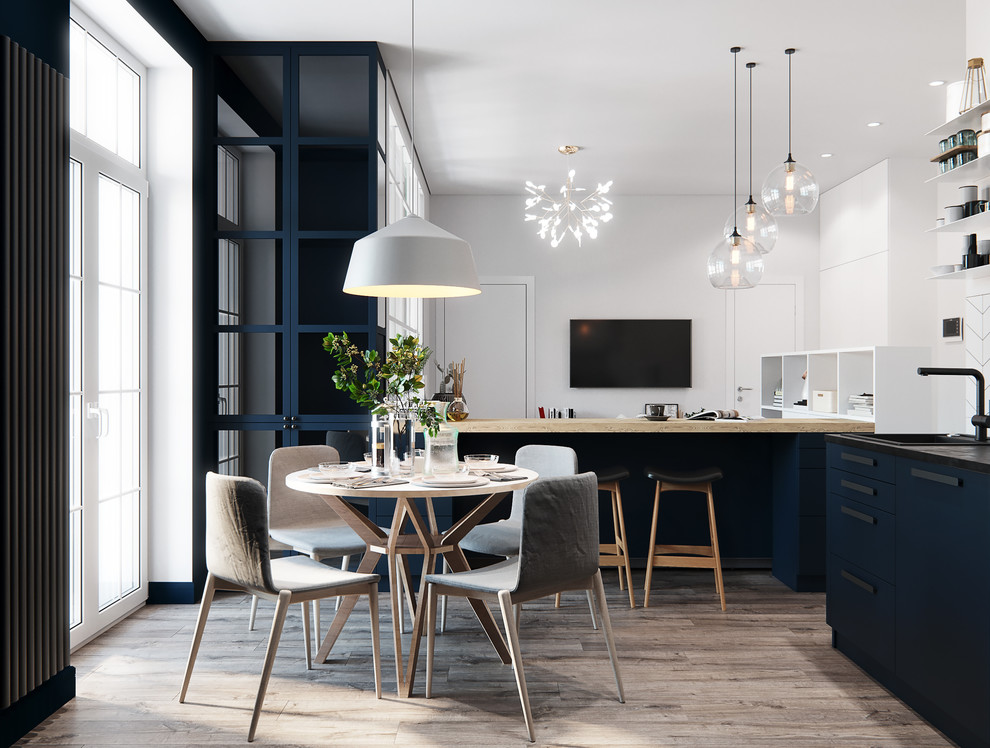 Белая квартира на набережной в ЖК Ривер парк