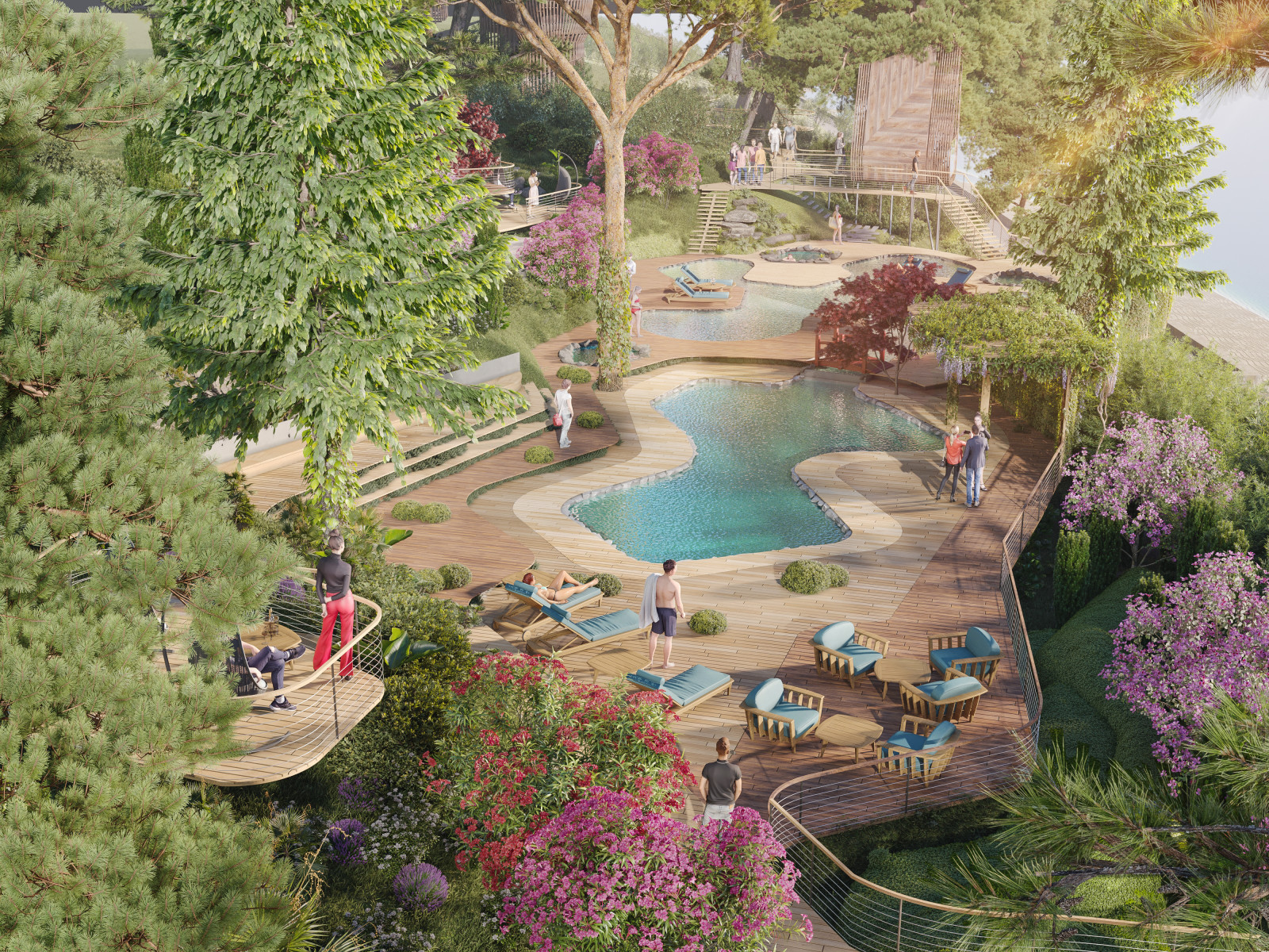 Обложка проекта: Озеленение крыши ресторана Апарт-отеля «Reef Residence»