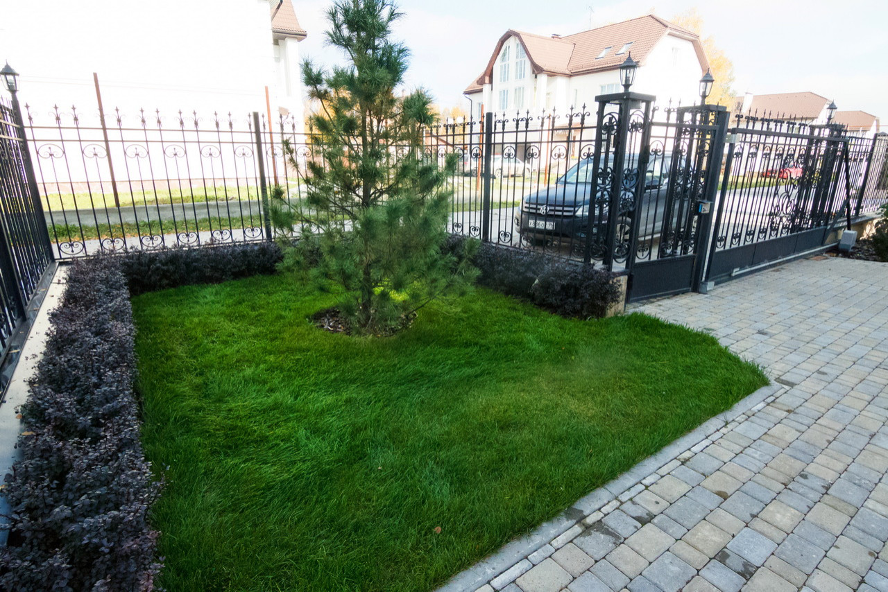 Внутренний дворик таунхауса