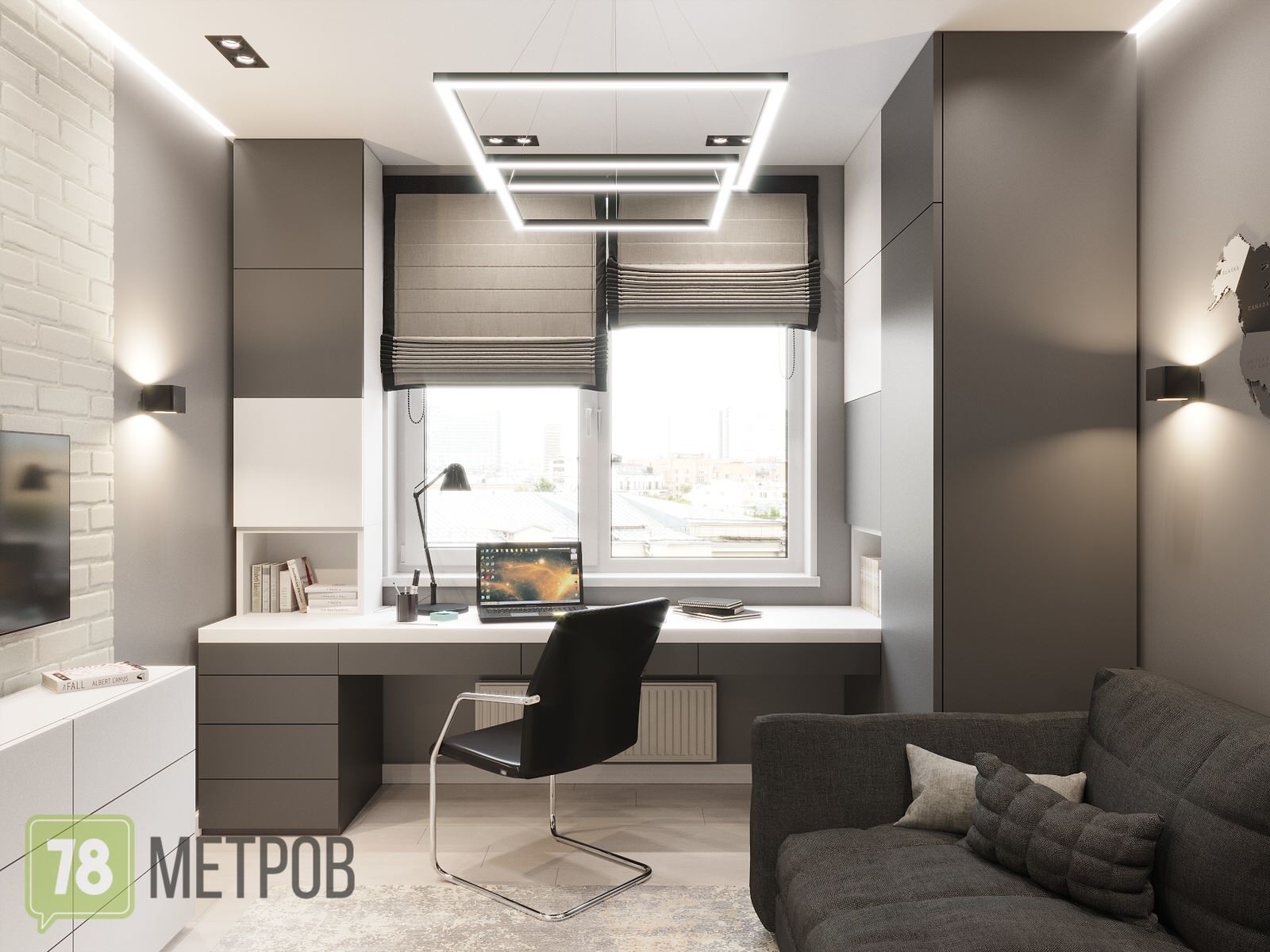 Дизайн-проект квартиры в ЖК "Легенда" на Дальневосточном