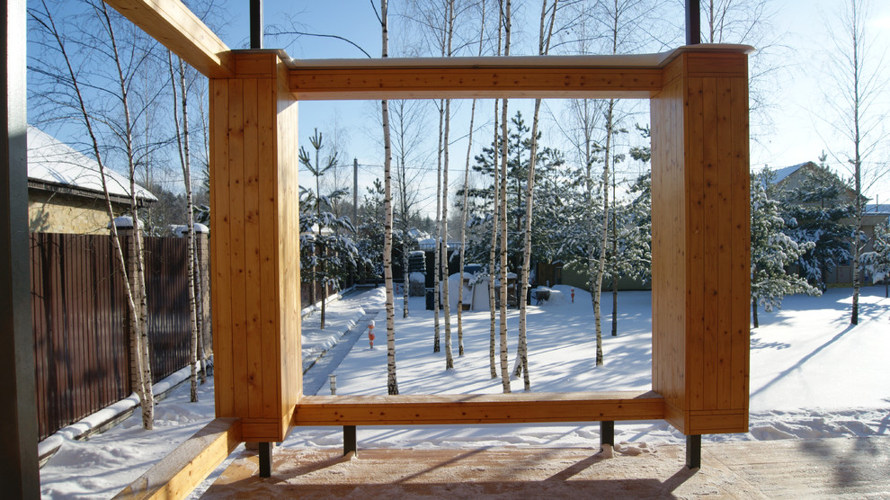 Обложка проекта: Дачный дом на основе деревянного каркаса