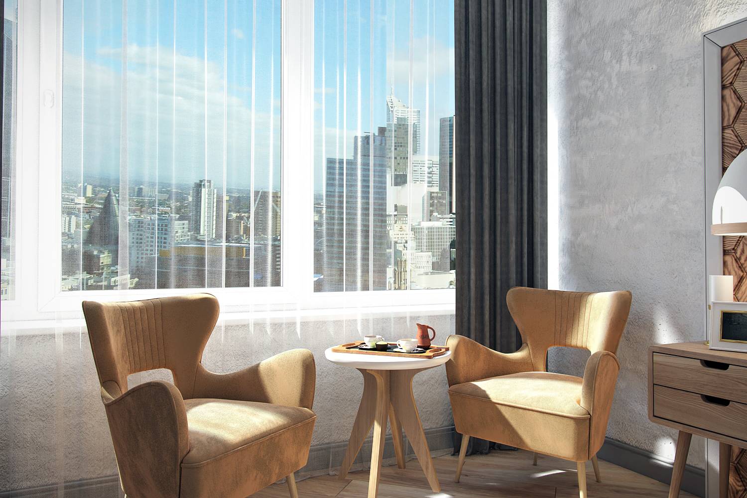 Дизайн-проект квартиры 115 м.кв. Clever Park