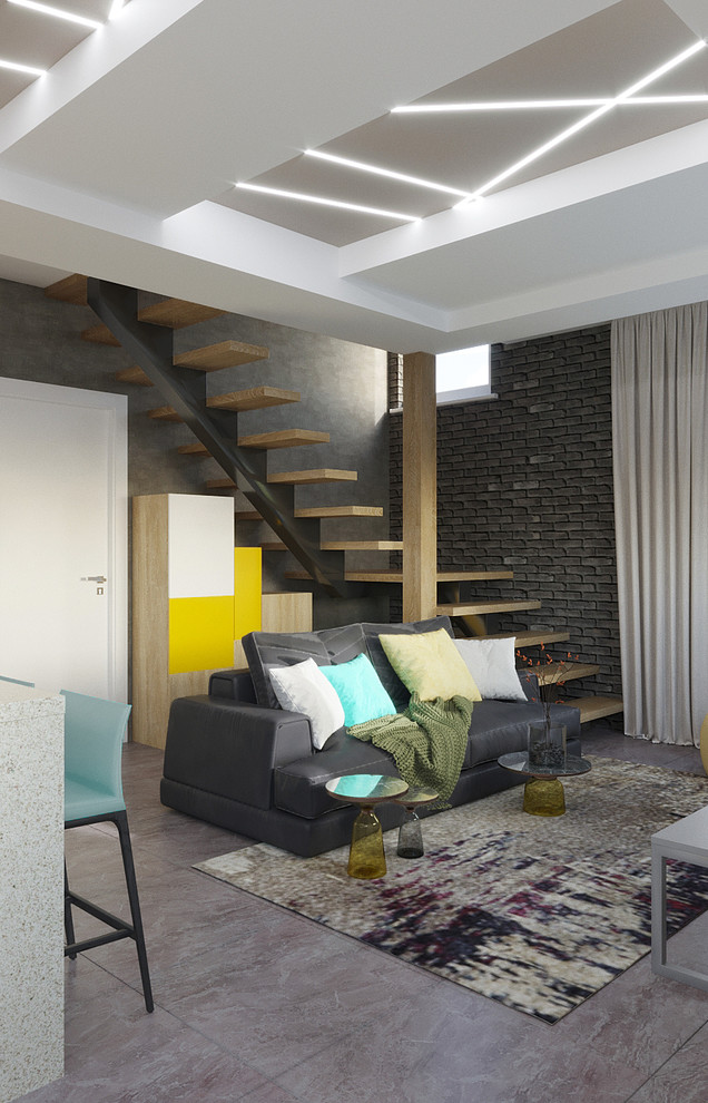 Гостиная в загородном доме