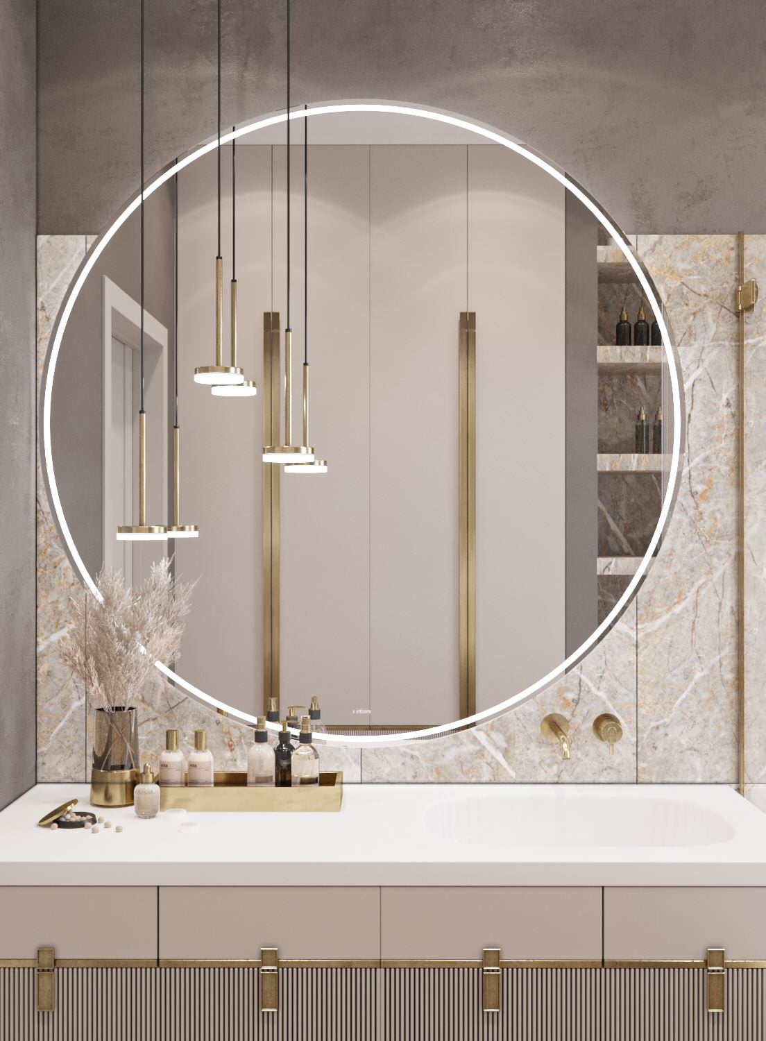 Ванная комната, частный дом