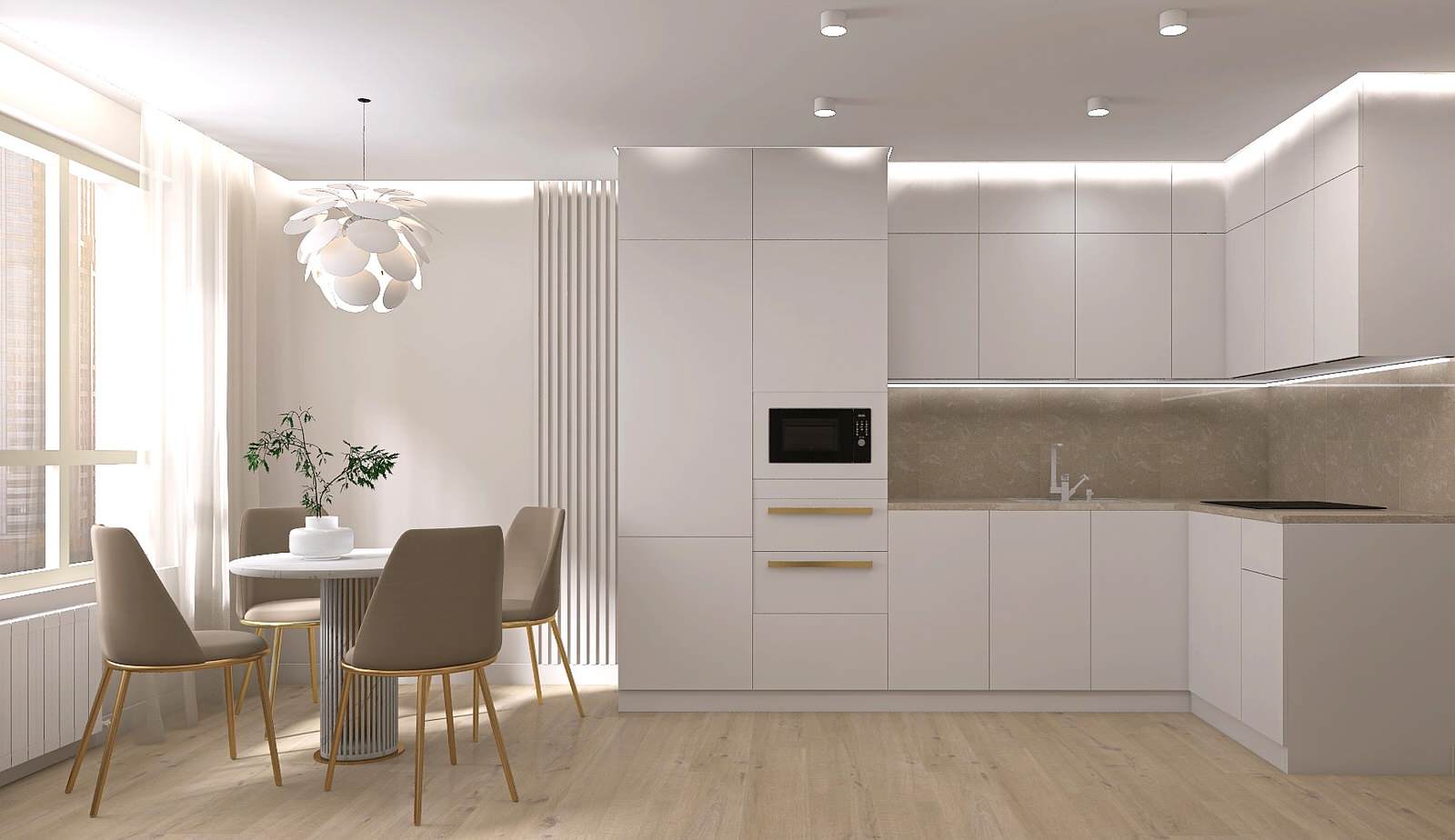 Квартира-студия Европейский Берег