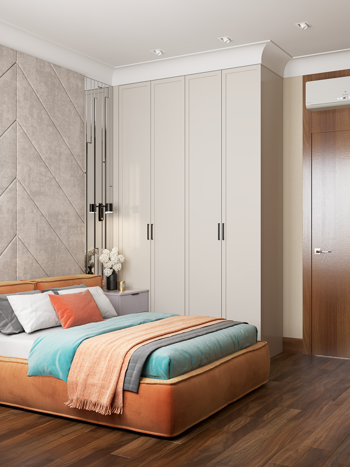 Визуализация трехномнатной квартиры для студии EEDS