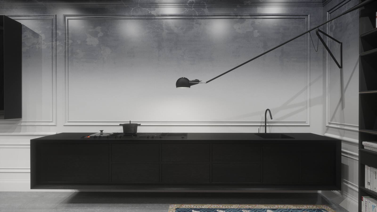 All black - Frame collection Kitchen