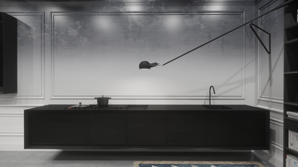 All black - Frame collection Kitchen