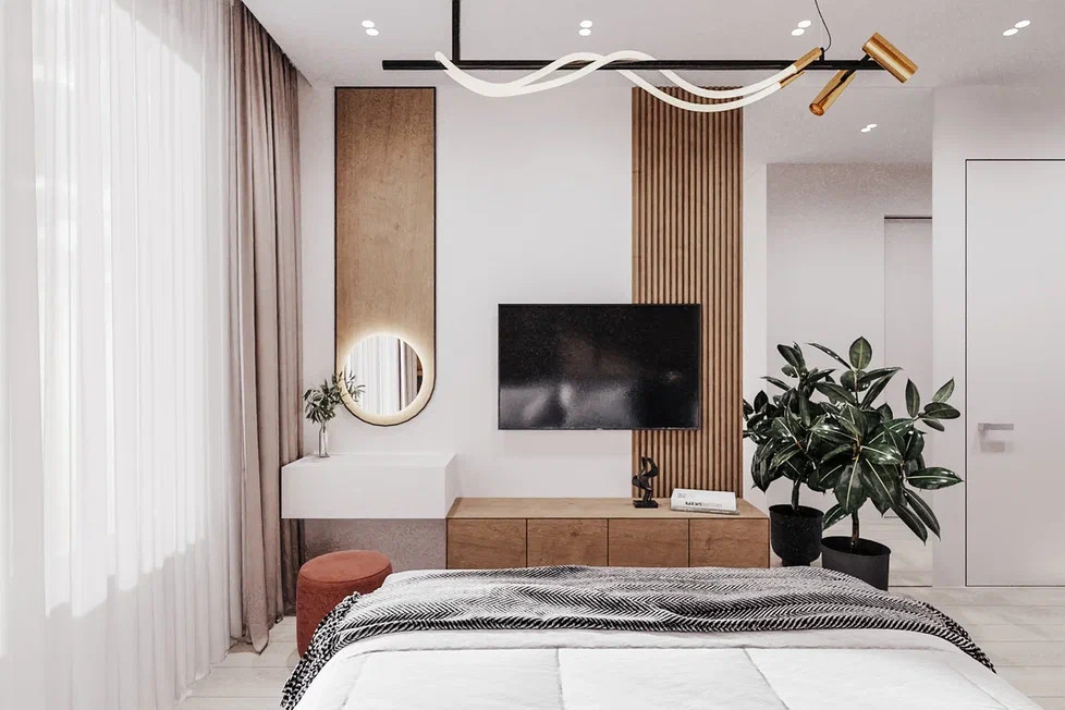 Комфортная квартира бизнес класса в стиле эко-сканди