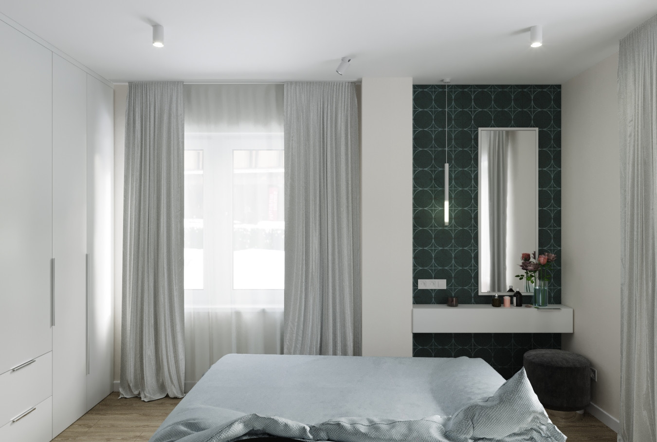 Квартира в минимализме на северной стороне