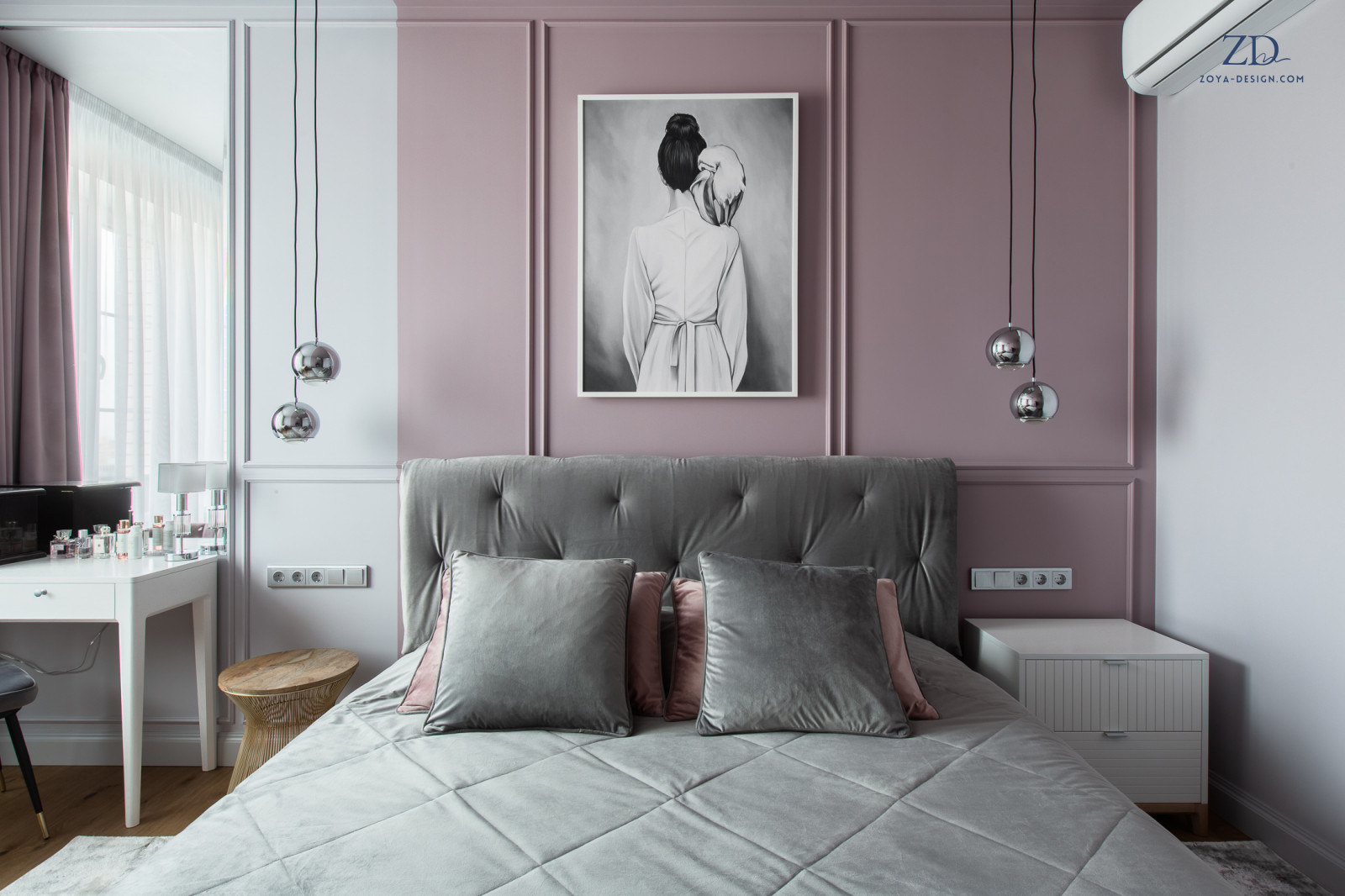 Цвет в интерьере, квартира в Куркино.