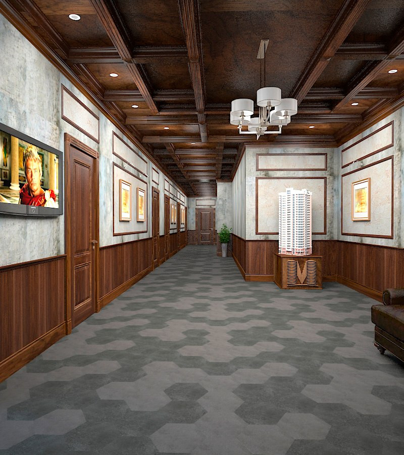 Дизайн-проект офисного пространства строительной компании " Мервинский"