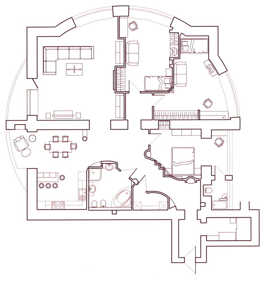 Обложка проекта: квартира  семьи R