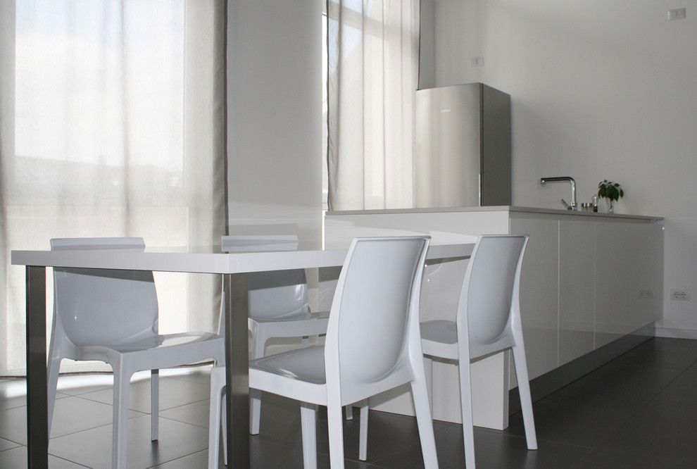 Обложка проекта: В лучах южного солнца. Проект двухуровневой квартиры г. Бари, Италия.