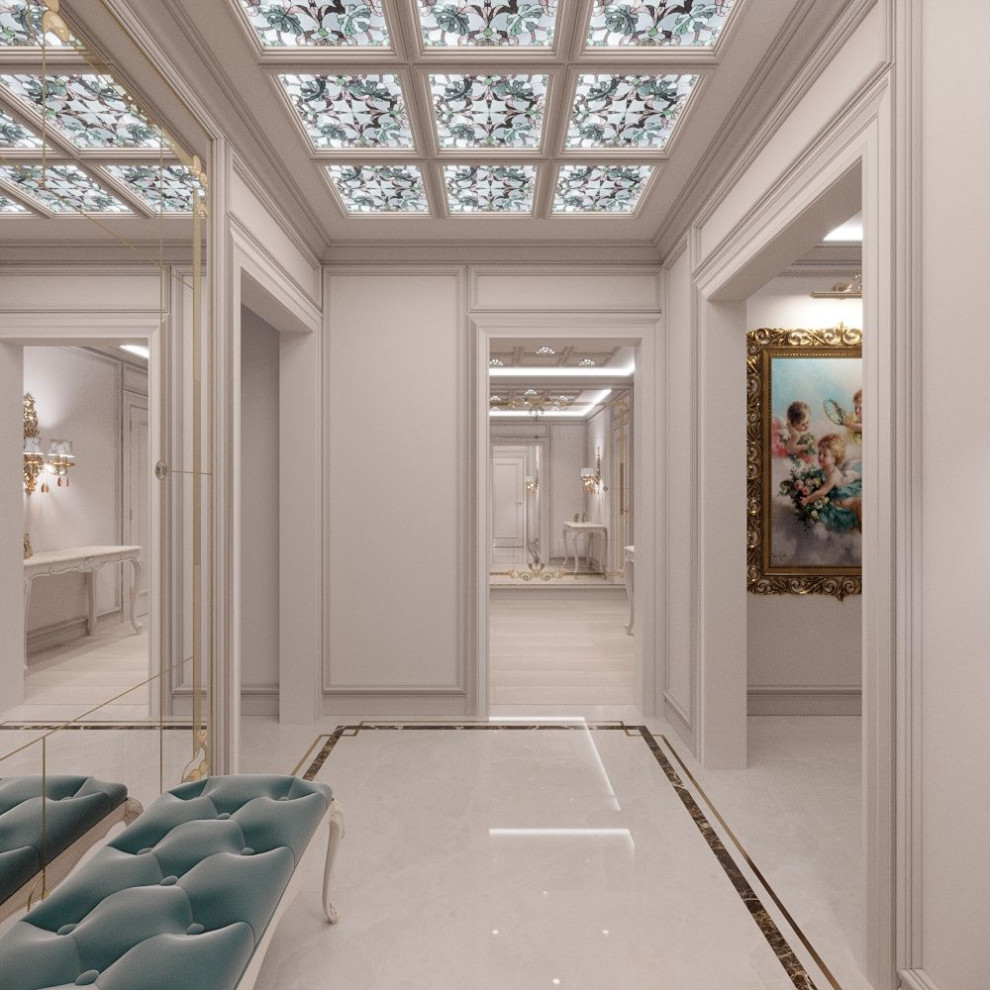 Дизайн прихожей 4-комнатной квартиры в Москве