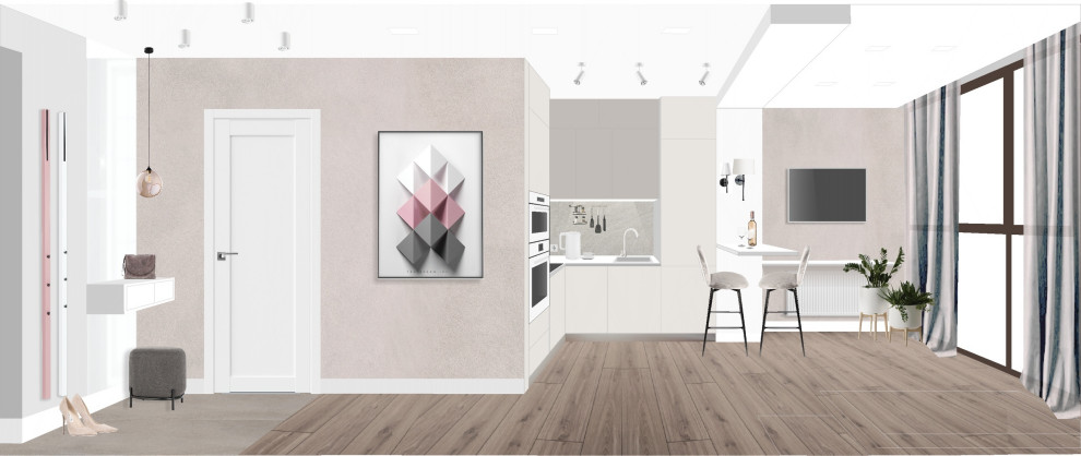 Обложка проекта: Двухкомнатная квартира в ЖК Прага2