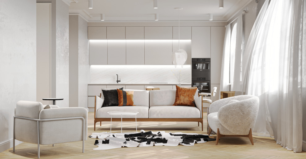 Дизайн проект однокомнатной квартиры