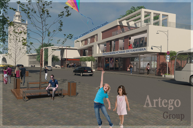 Обложка проекта: Проект торгового центра в Симферополе