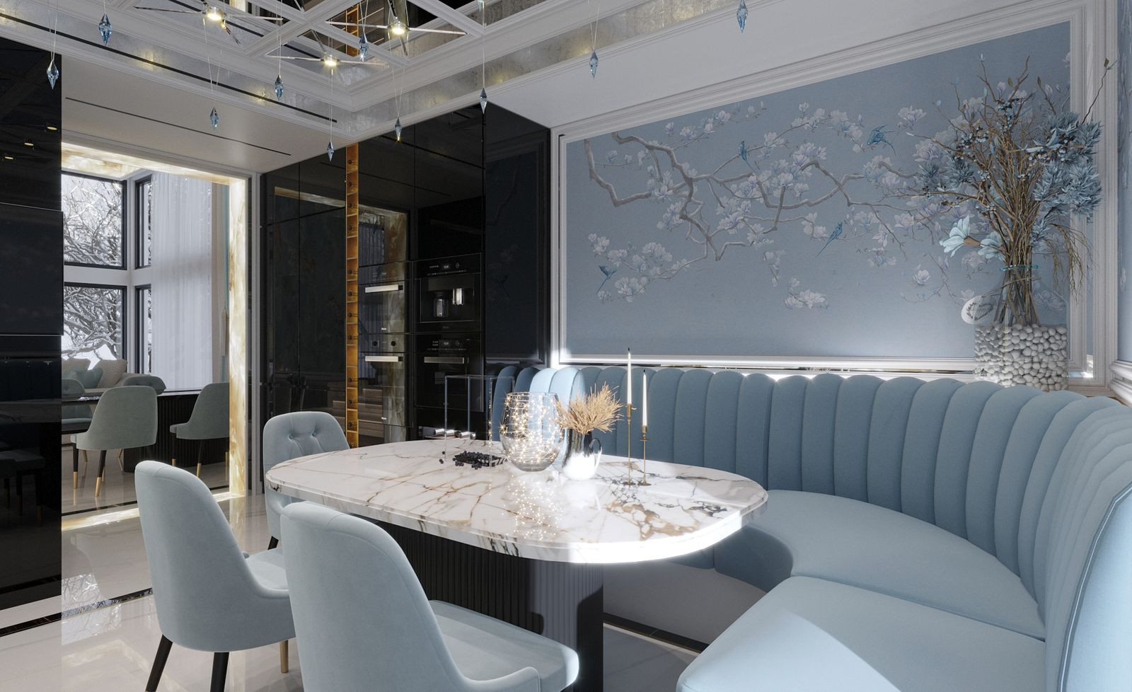 House Design in Pastel Shades