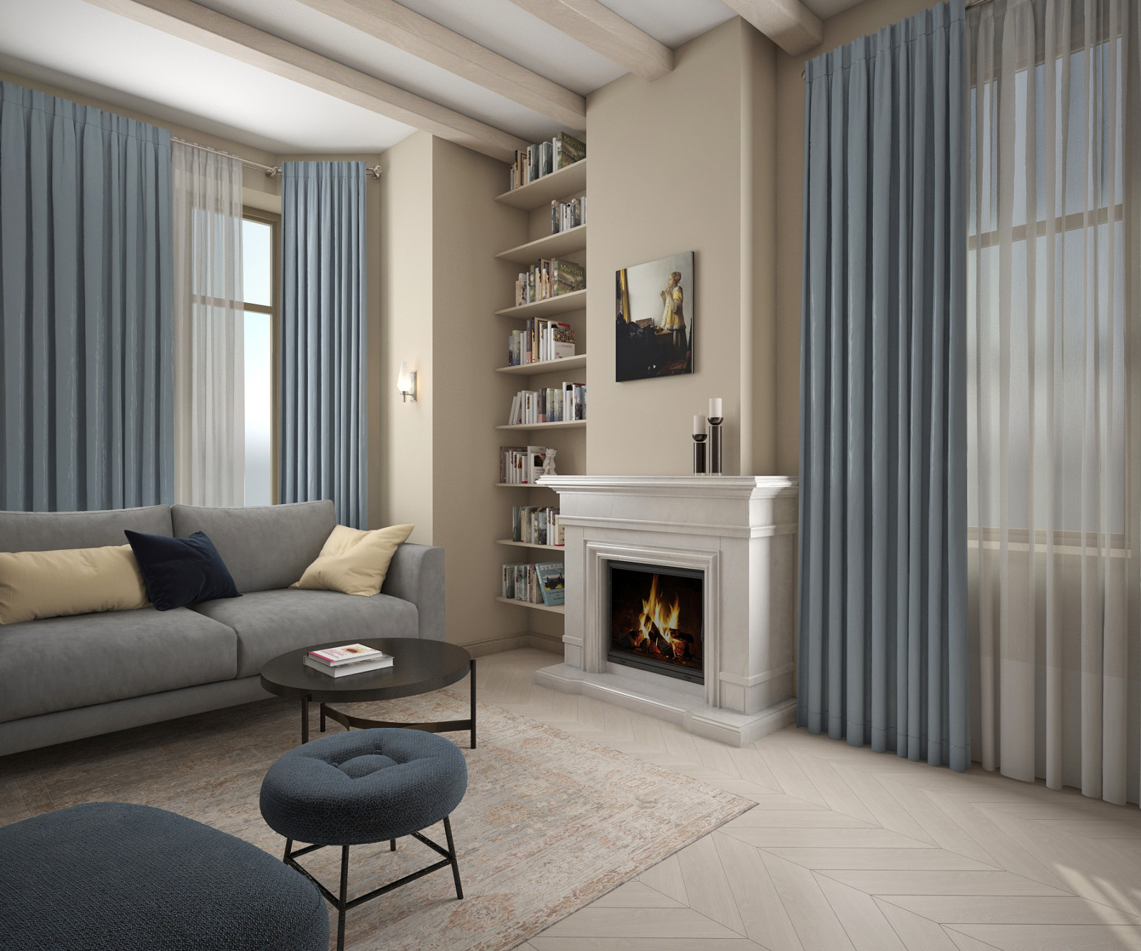 Дом с классическими элементами