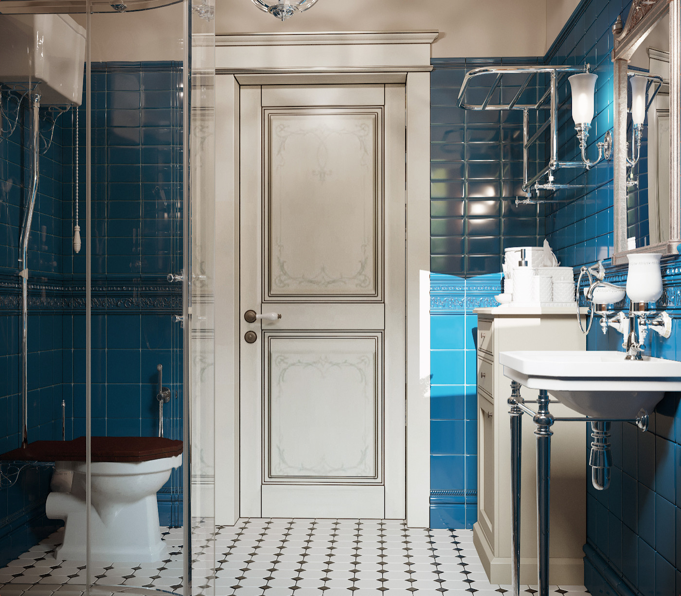 Интерьер в стиле Прованс в пос. Медное Озеро