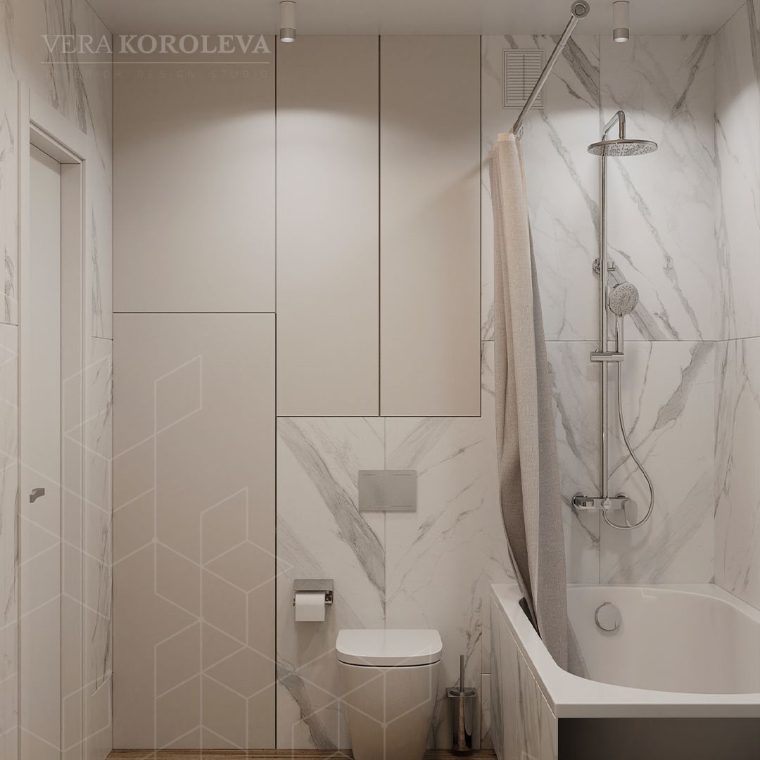 Дизайн-проект однокомнатной квартиры в ЖК "Модум")