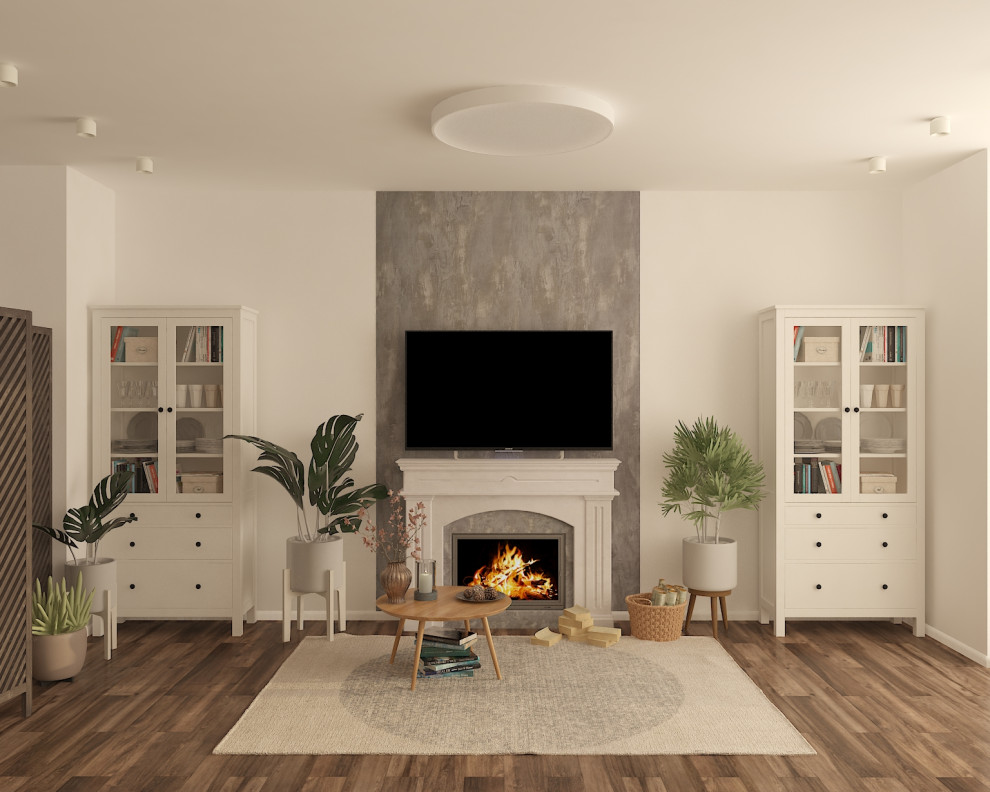 Дизайн проект квартиры для молодой девушки