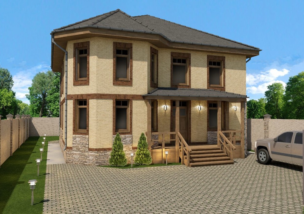 Дом 2 этажа в краснодаре