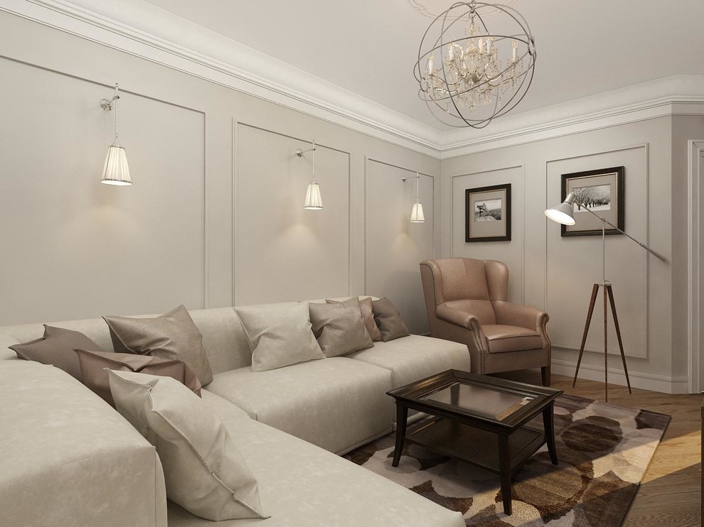 Квартира с белой спальней