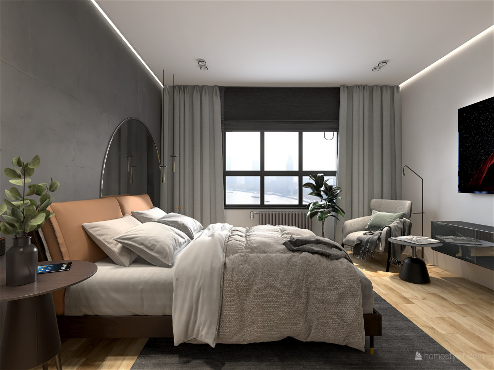 Спальня из проекта "Gray"