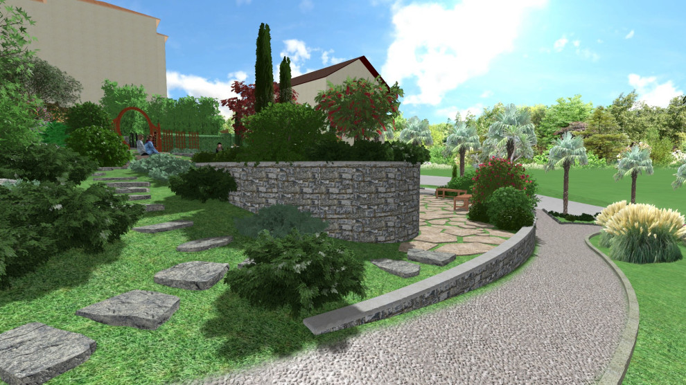 Общественная территория частной гостинницы