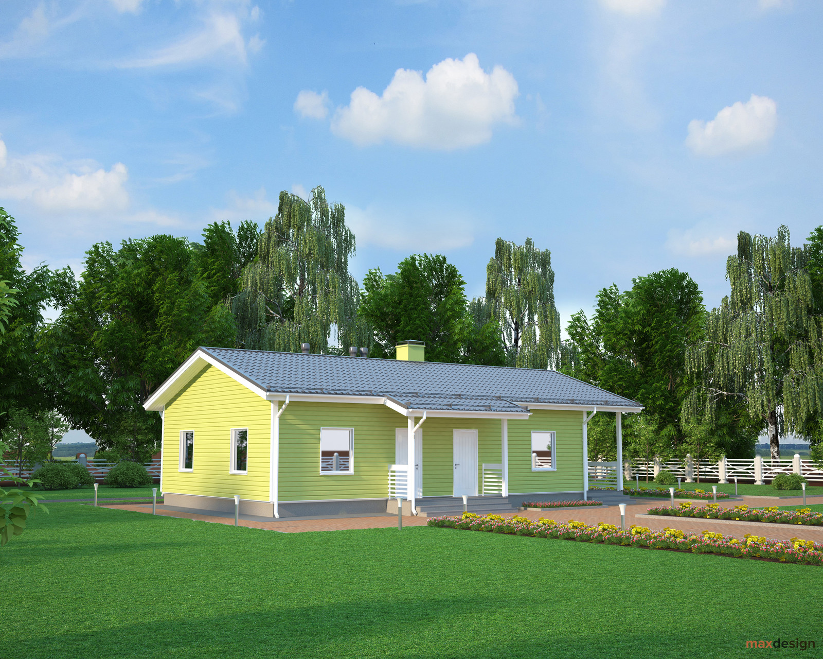 Загородные жилые коттеджи