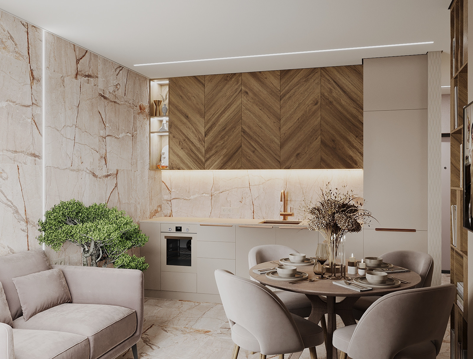 Обложка проекта: Интерьер квартиры_ EHTNO STYLE