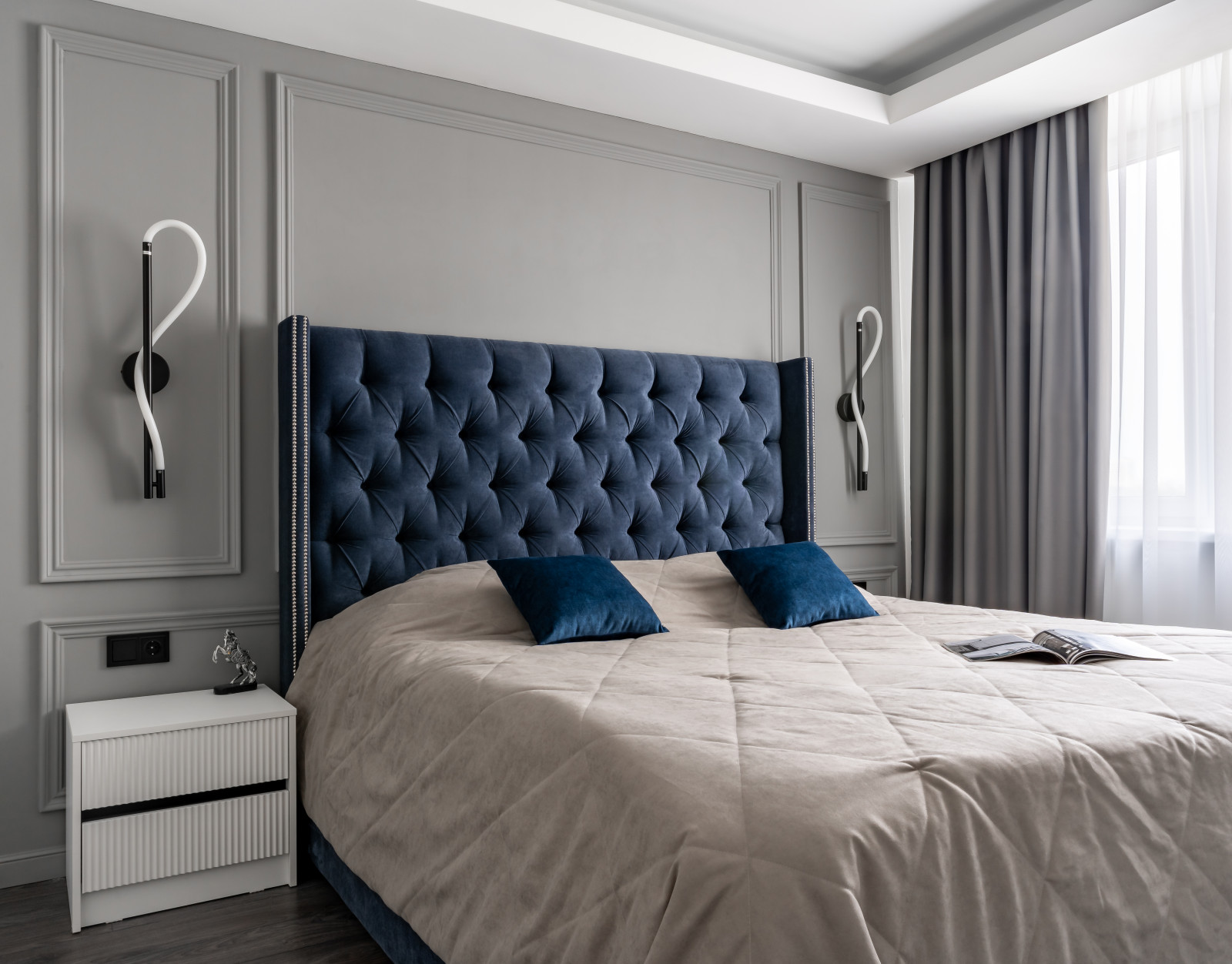 Обложка проекта: Съемка интерьера спальни в ЖК "Золотой Луч", г. Челябинск