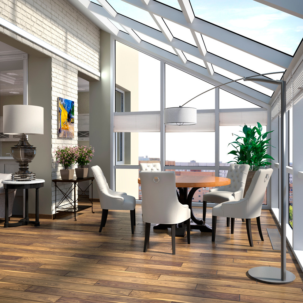 гостиная с зимним садом