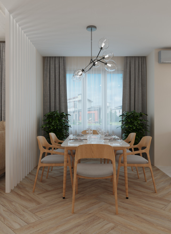 Кухня-гостиная в загородном доме