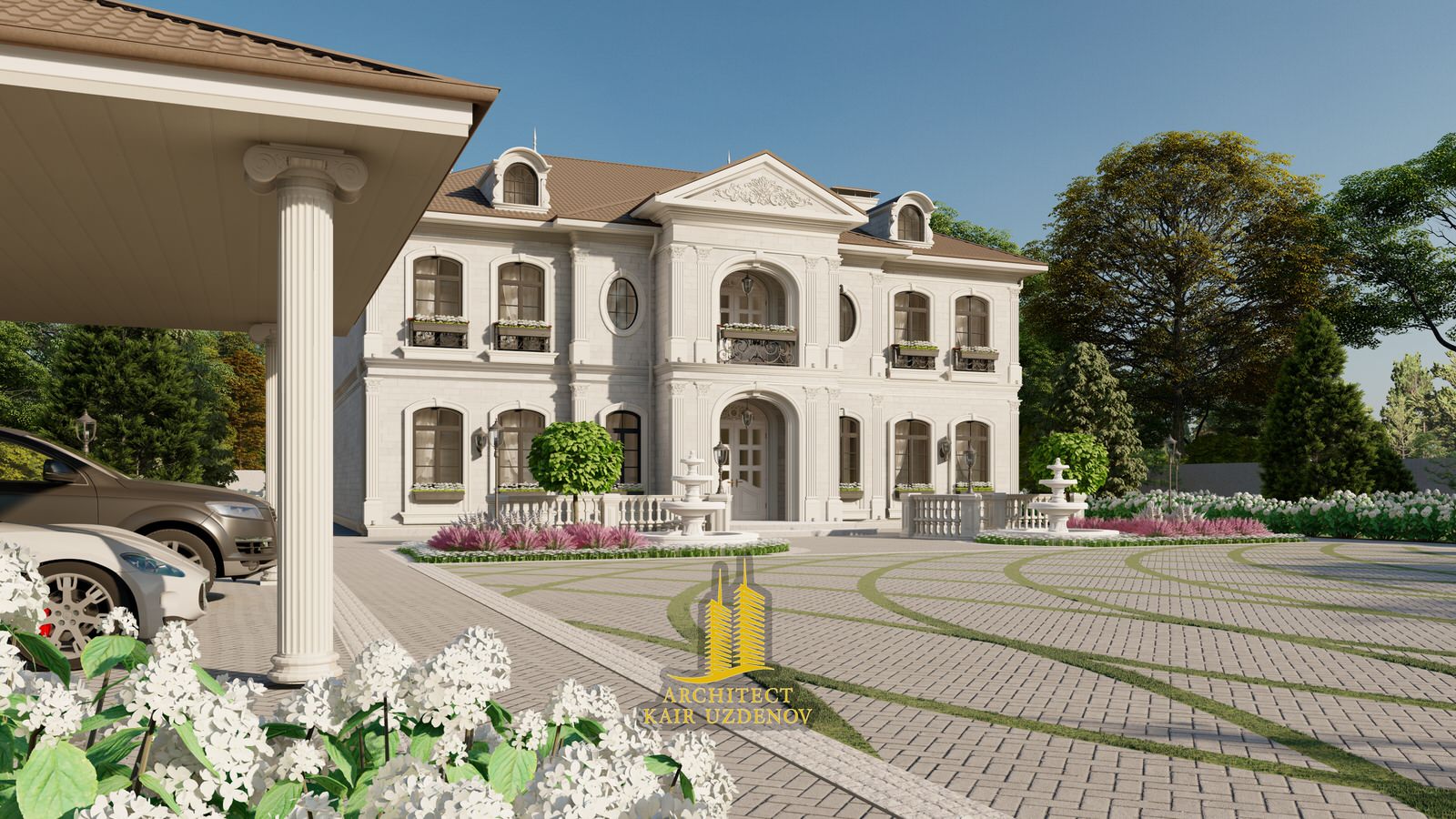 Проект дома в стиле Французский ренесанс