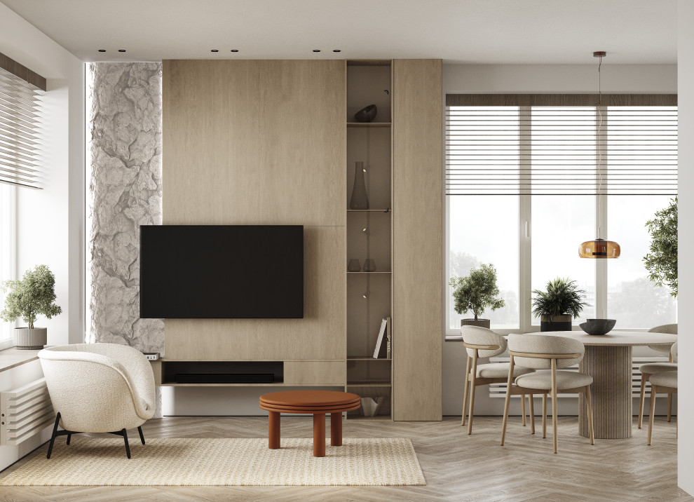 Дизайн-проект 1-комнатной квартиры. ЖК Атмосфера в центре