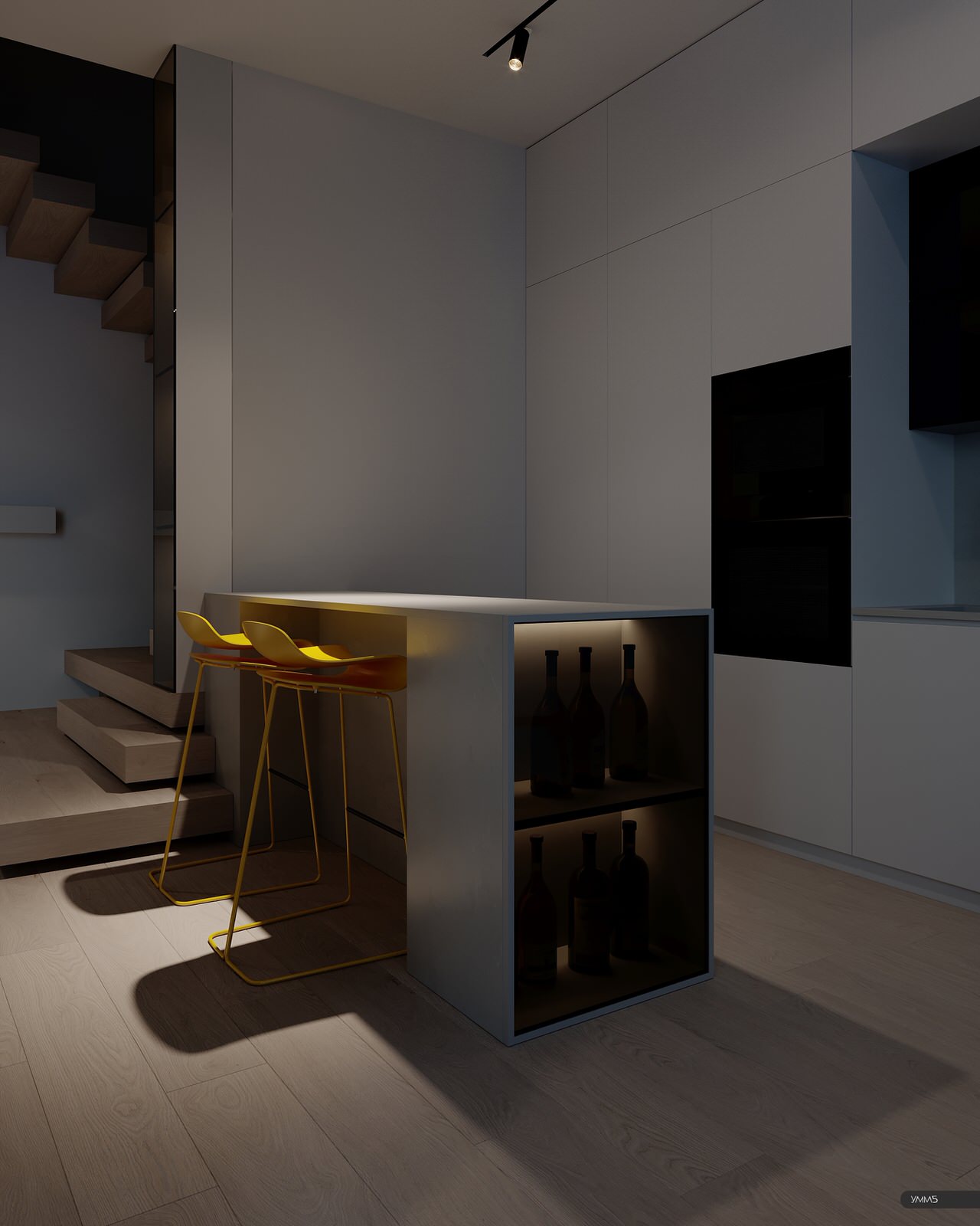 MIRA | Проект двухуровневой квартиры на проспекте Мира