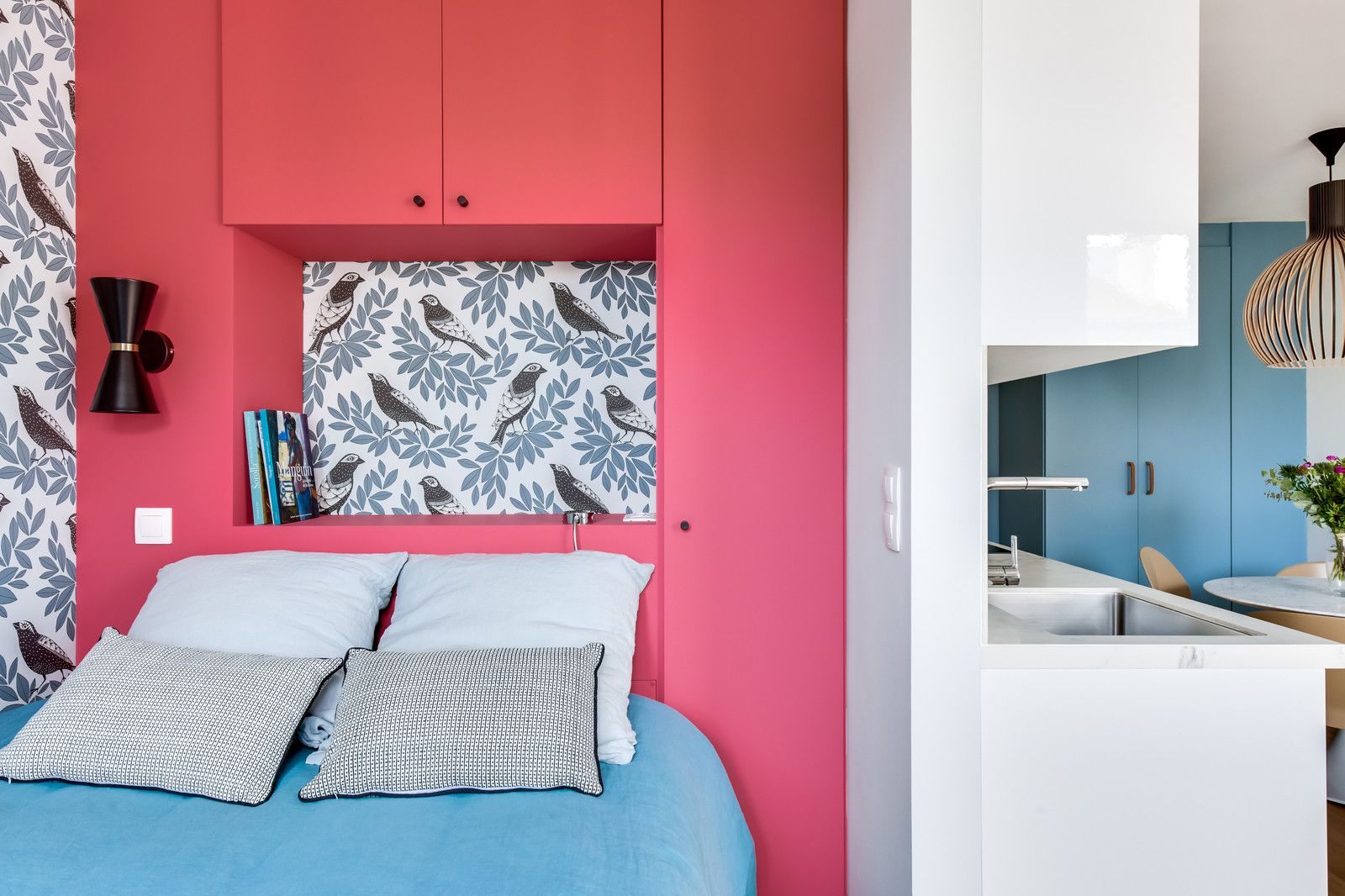 Houzz Франция: 3 проекта квартир-студий с выделенной спальней