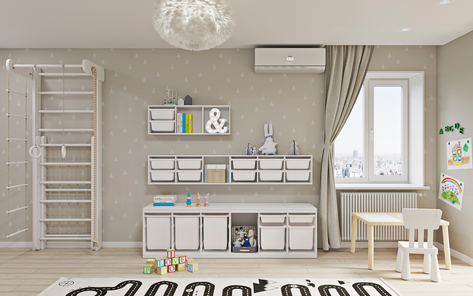 Проект квартиры с детским санузлом