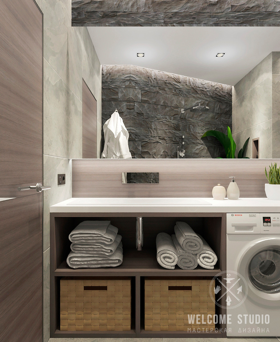 Трёхкомнатная квартира «Urban Jungle» в г. Москва