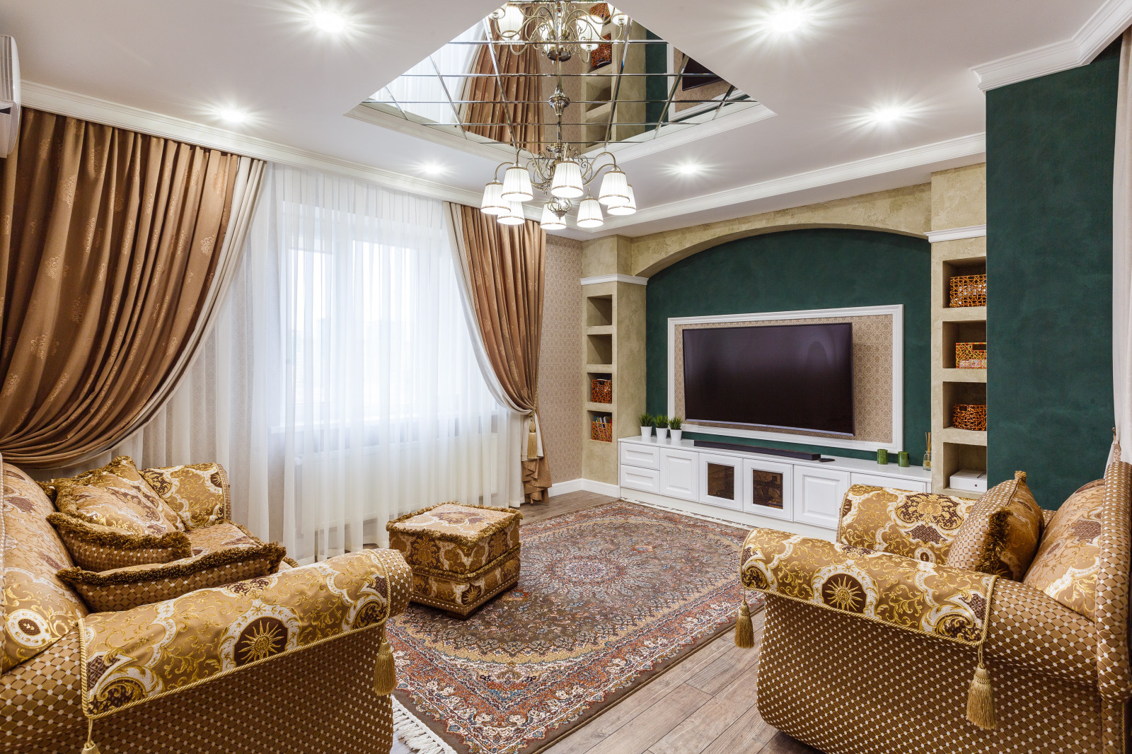 двух комнатная кв с нотками английского стиля. Фото