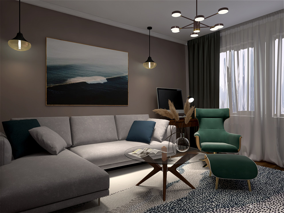 Обложка проекта: Просторная двухкомнатная квартира